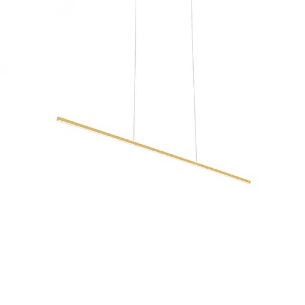 Vega Minor 48-in Brushed Gold LED Linear Pendant