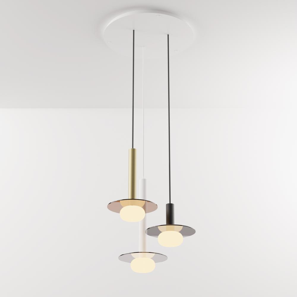 Combi Pendant Tres &#34;2&#34; Combo, 6&#34;/12&#34;/12&#34; Pendant Combo