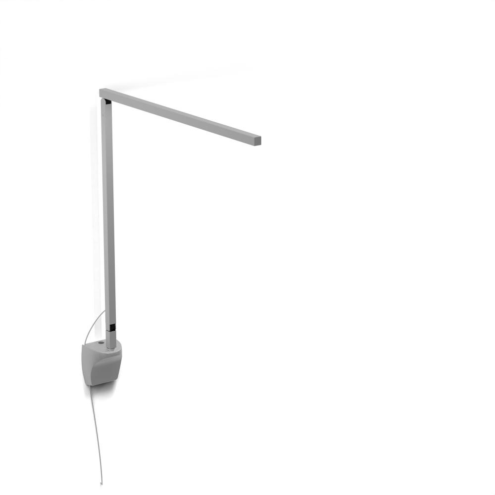 Z-Bar Solo Desk Lamp Gen 4 (Daylight White Light; Silver) with Wall Mount
