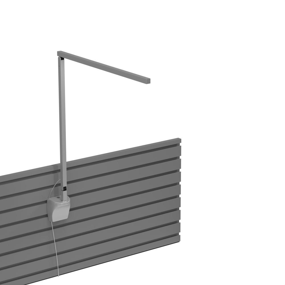 Z-Bar Solo Desk Lamp Gen 4 (Warm Light; Silver) with Slatwall Mount