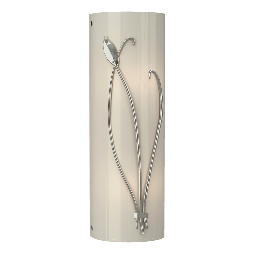 Forged Leaf and Stem Sconce