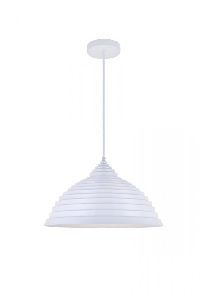 Circa Hang D15.5&#34;H9.5&#34;L1 White