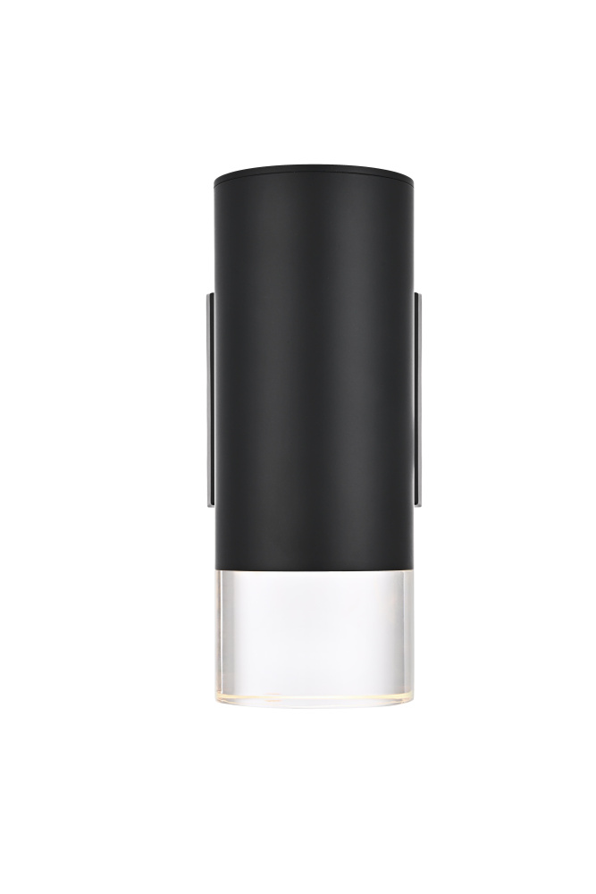 Wall Sconce W5&#34;xH9&#34;xE6&#34; Black
