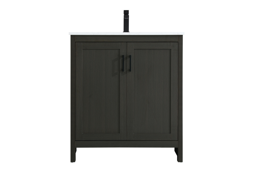 Finnley 30 inch Single Bathroom Vanity in Mocha Brown