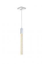 Elegant 2066D5C - Weston 1 Light Pendant in Chrome