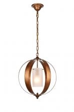 Elegant LD6012D15G - Marion Hang D15"H19"L1 Vintage Gold
