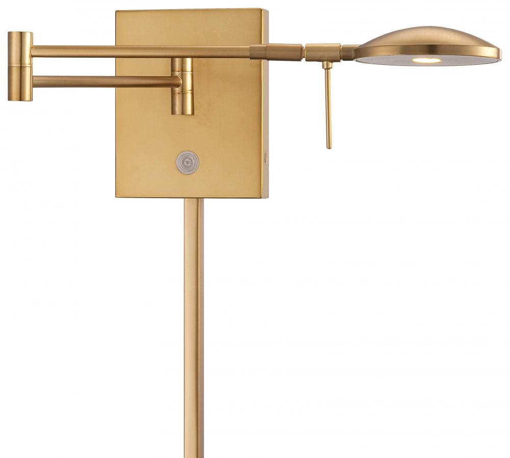 GEORGE&#39;S READING ROOM - 1 LIGHT LED SWING ARM WALL LAMP