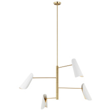 Visual Comfort & Co. Studio Collection AEC1024BBSMWT - Tresa Four Light Chandelier