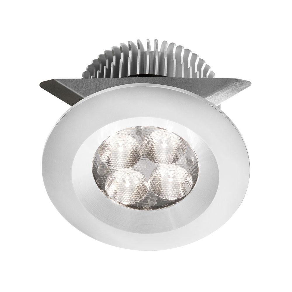 White 2x4W 3000K, CRI80+, 25° beam, 24VDC input with Male Connector, 18&#34; Lead wire